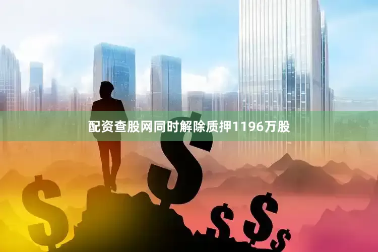 配资查股网同时解除质押1196万股